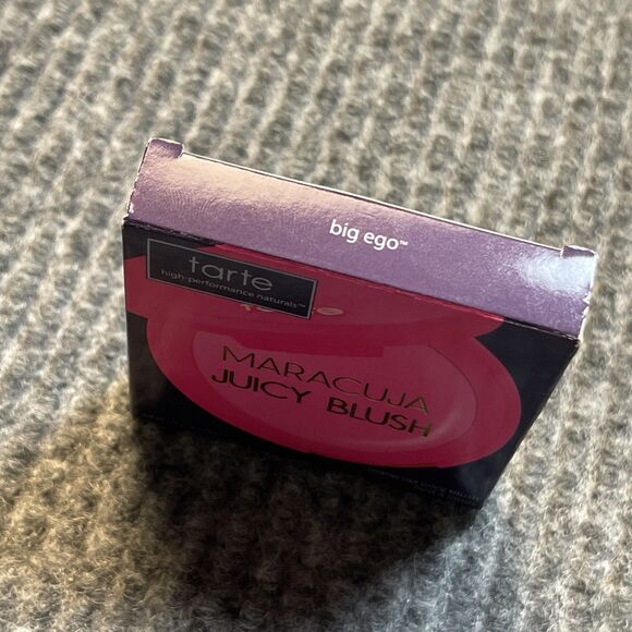 Tarte Maracuja Juicy Face Blush BIG EGO (Hot Pink) Full Size 12oz NEW Authentic - Picture 3 of 5
